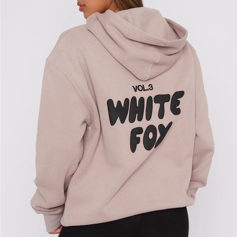 White Fox Cinnamon Hoodie